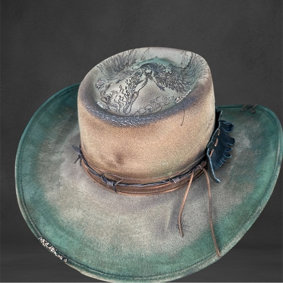 Jelly Roll inspired custom western concert festival hat - Picture 8 of 8